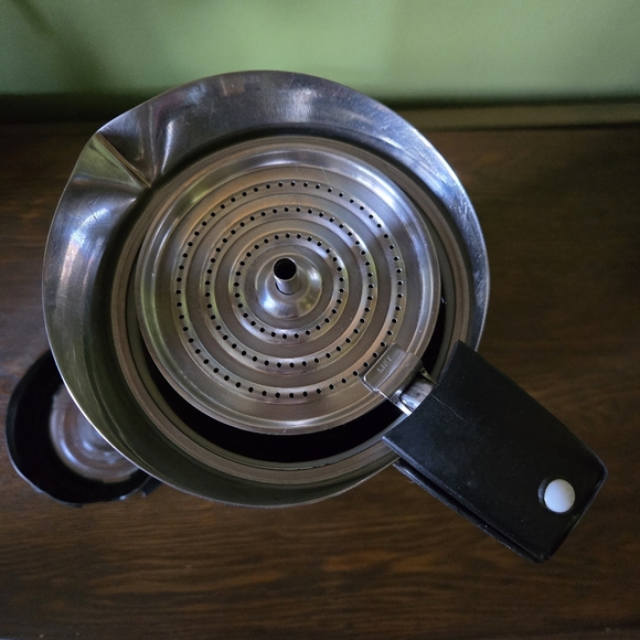 Vintage Corningware 10 Cup Blue Cornflower Percolater Coffee Pot Carafe - Picture 9 of 16